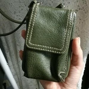 Green Vintage Crossbody Purse